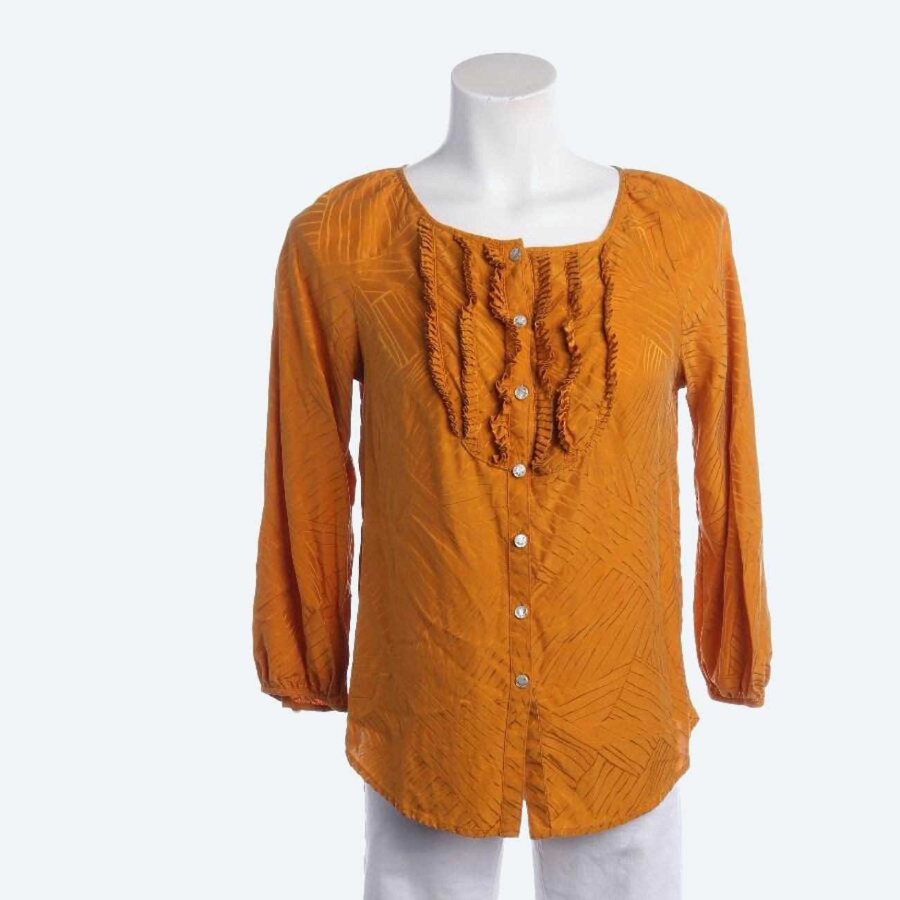 Image 1 of Silk Shirt 34 Dark Orange in color Orange | Vite EnVogue