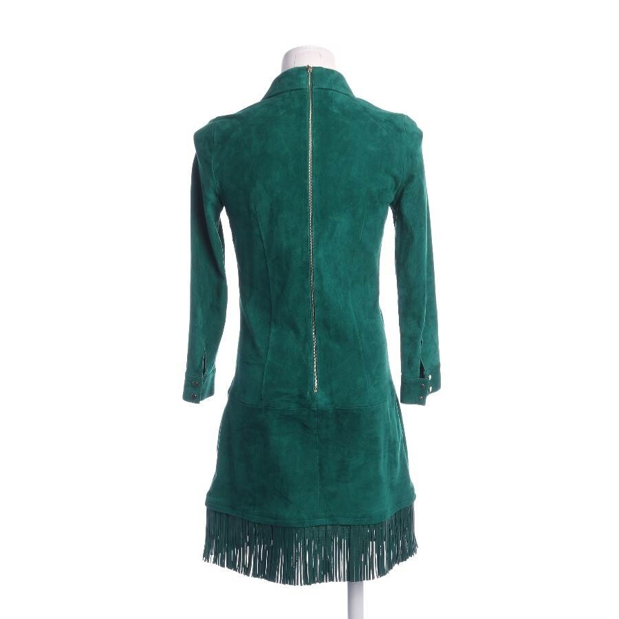 Image 2 of Leather Dress 36 Green in color Green | Vite EnVogue