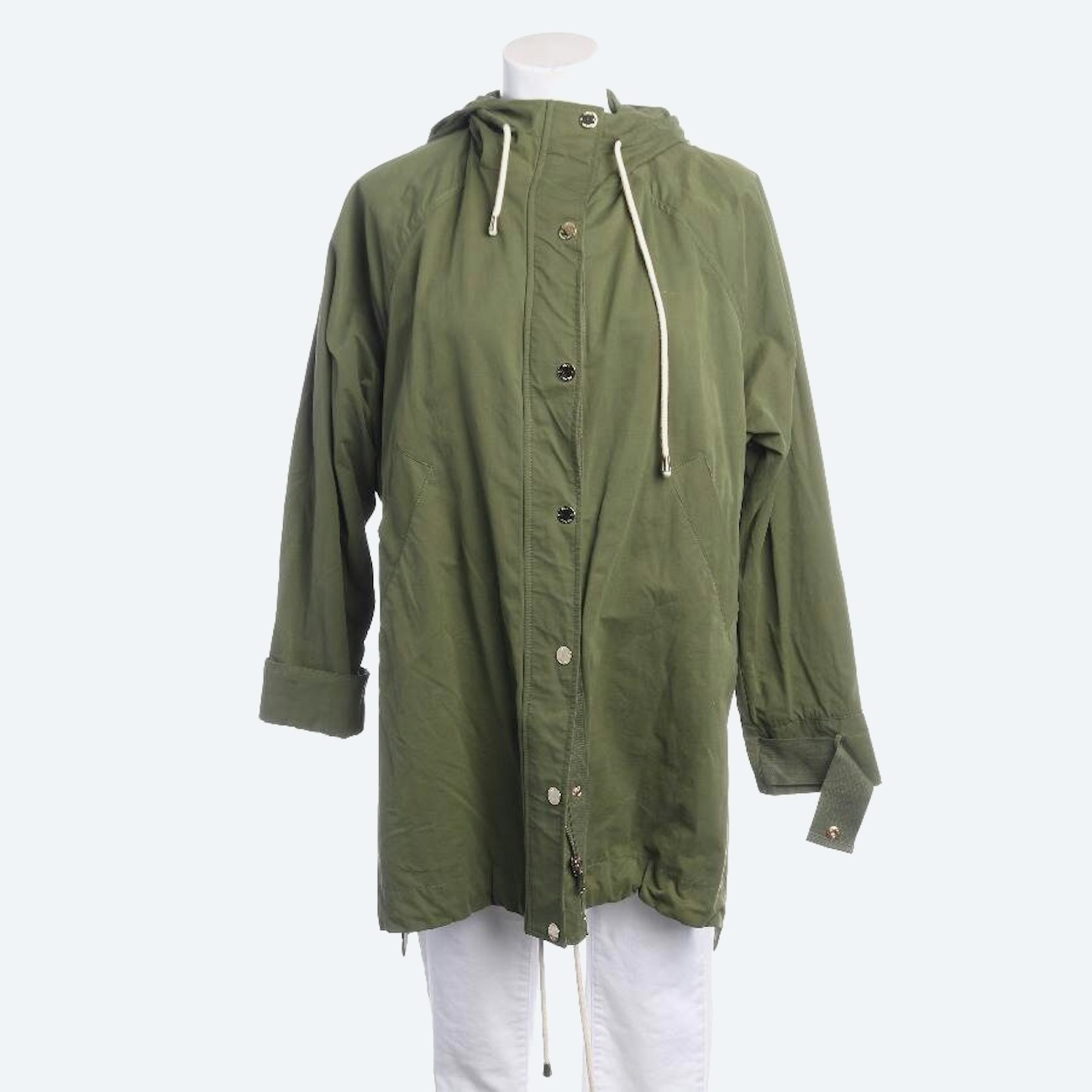 Image 1 of Between-seasons Jacket S Olive Green in color Green | Vite EnVogue
