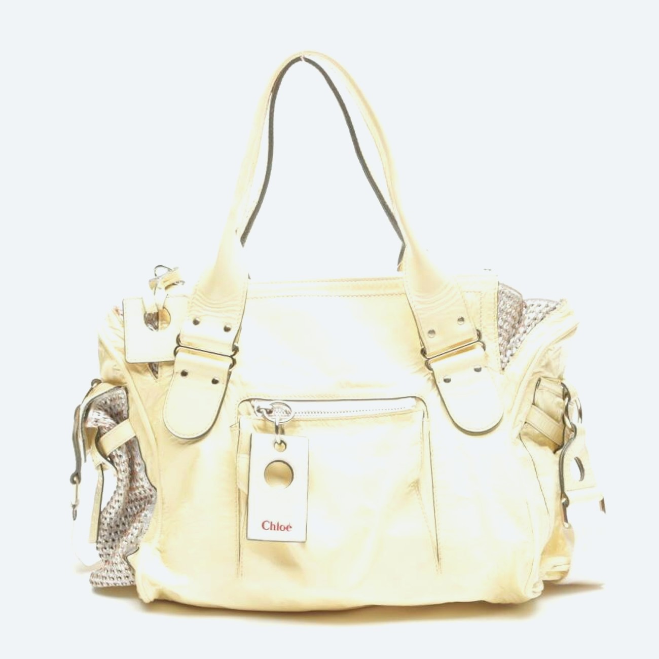 Image 1 of Shoulder Bag Pastel Yellow in color Yellow | Vite EnVogue