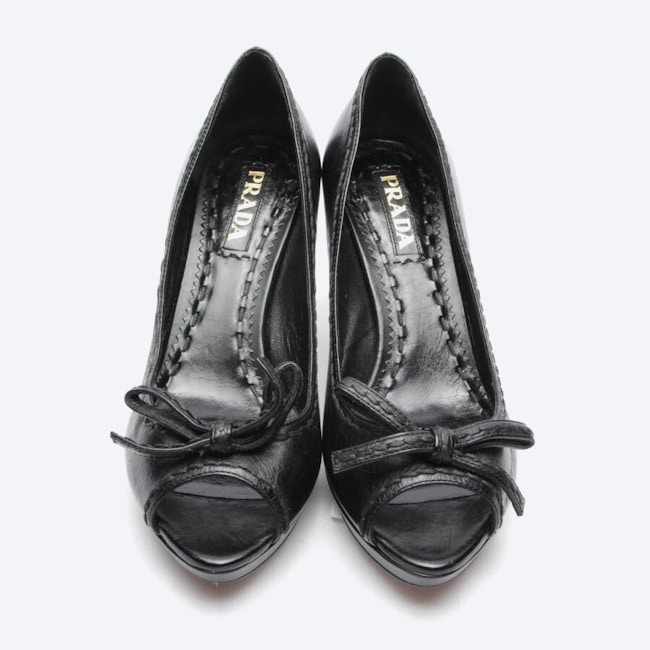 Image 2 of Peep Toes EUR 38.5 Black in color Black | Vite EnVogue