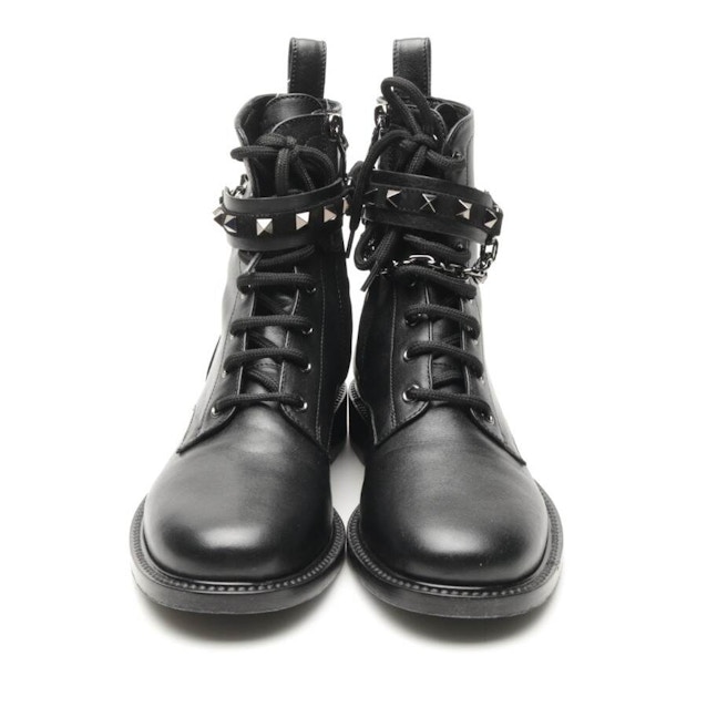 Rockstud Ankle Boots EUR38 Black | Vite EnVogue