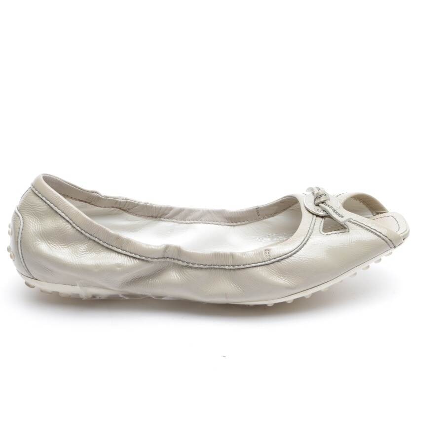 Image 1 of Ballet Flats EUR 39.5 Beige in color White | Vite EnVogue