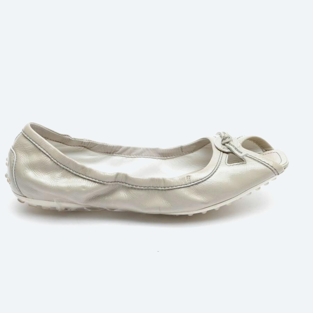 Image 1 of Ballet Flats EUR 39.5 Beige in color White | Vite EnVogue