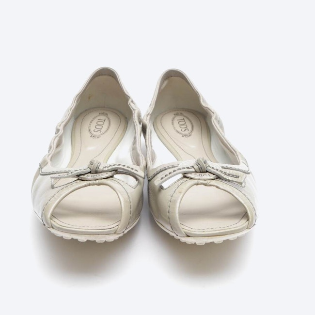 Image 2 of Ballet Flats EUR 39.5 Beige in color White | Vite EnVogue