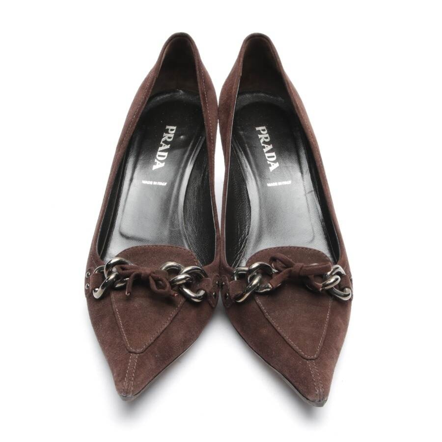 Image 2 of High Heels EUR 39.5 Dark Brown in color Brown | Vite EnVogue