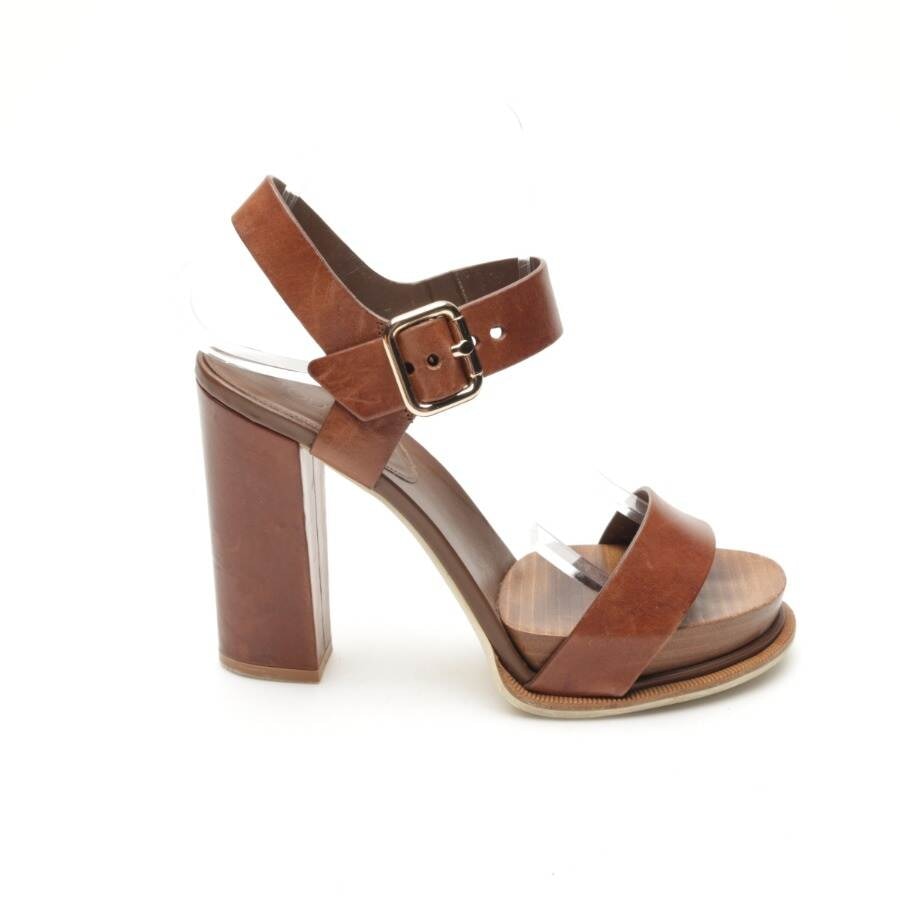 Image 1 of Heeled Sandals EUR 38.5 Brown in color Brown | Vite EnVogue