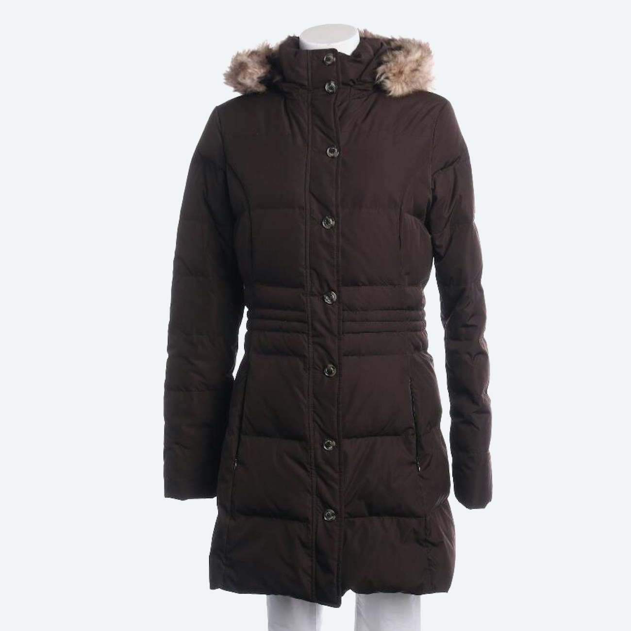 Image 1 of Winter Coat L Dark Brown in color Brown | Vite EnVogue