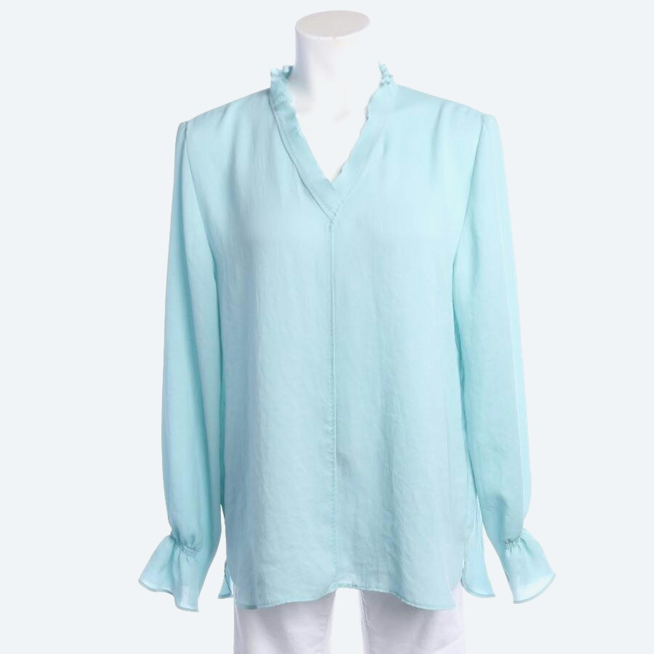 Image 1 of Shirt Blouse 40 Light Blue in color Blue | Vite EnVogue
