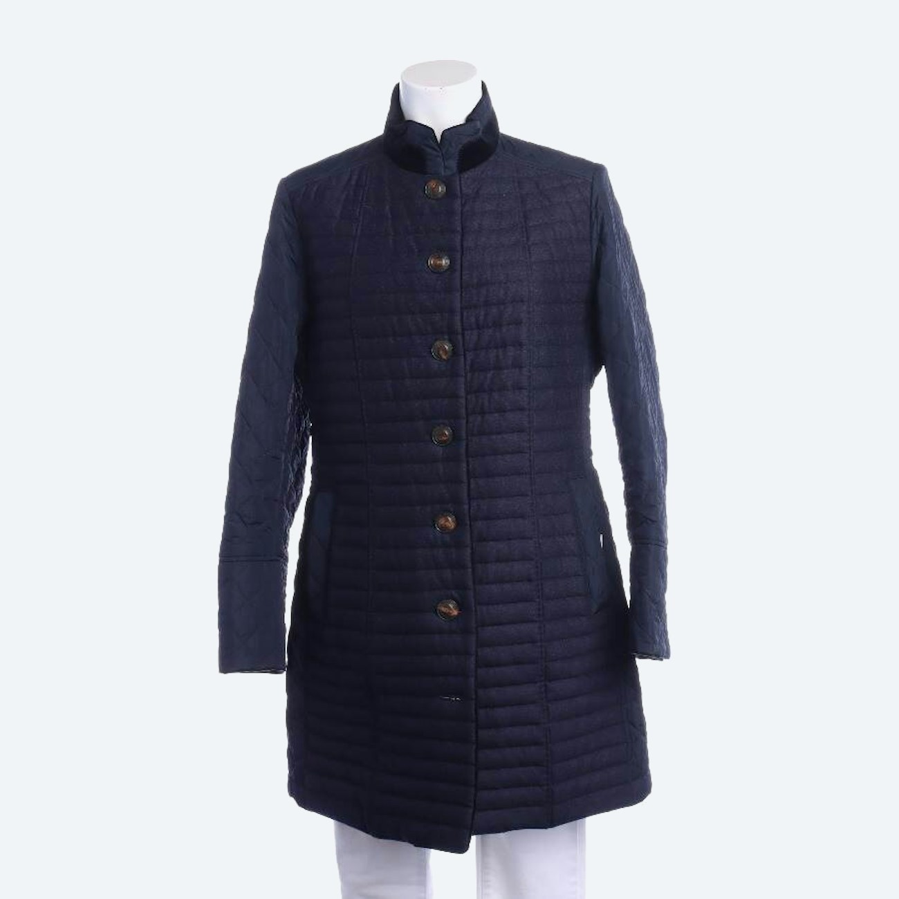 Image 1 of Wool Coat 42 Navy in color Blue | Vite EnVogue