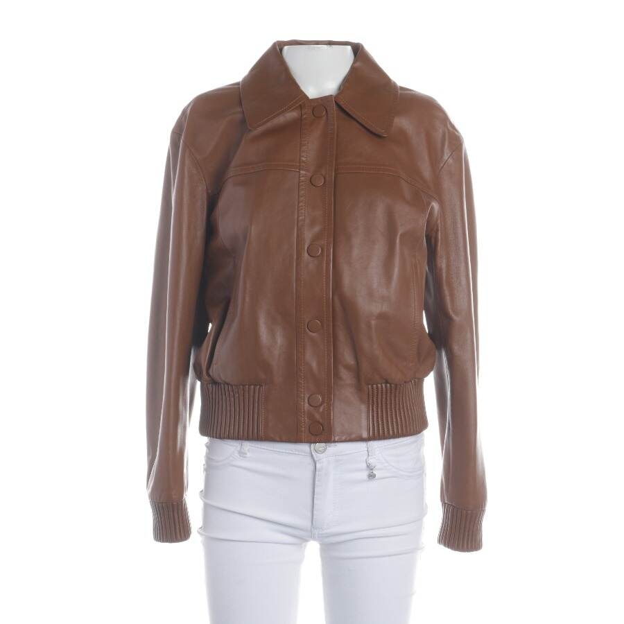 Image 1 of LeatherJacket 36 Light Brown in color Brown | Vite EnVogue