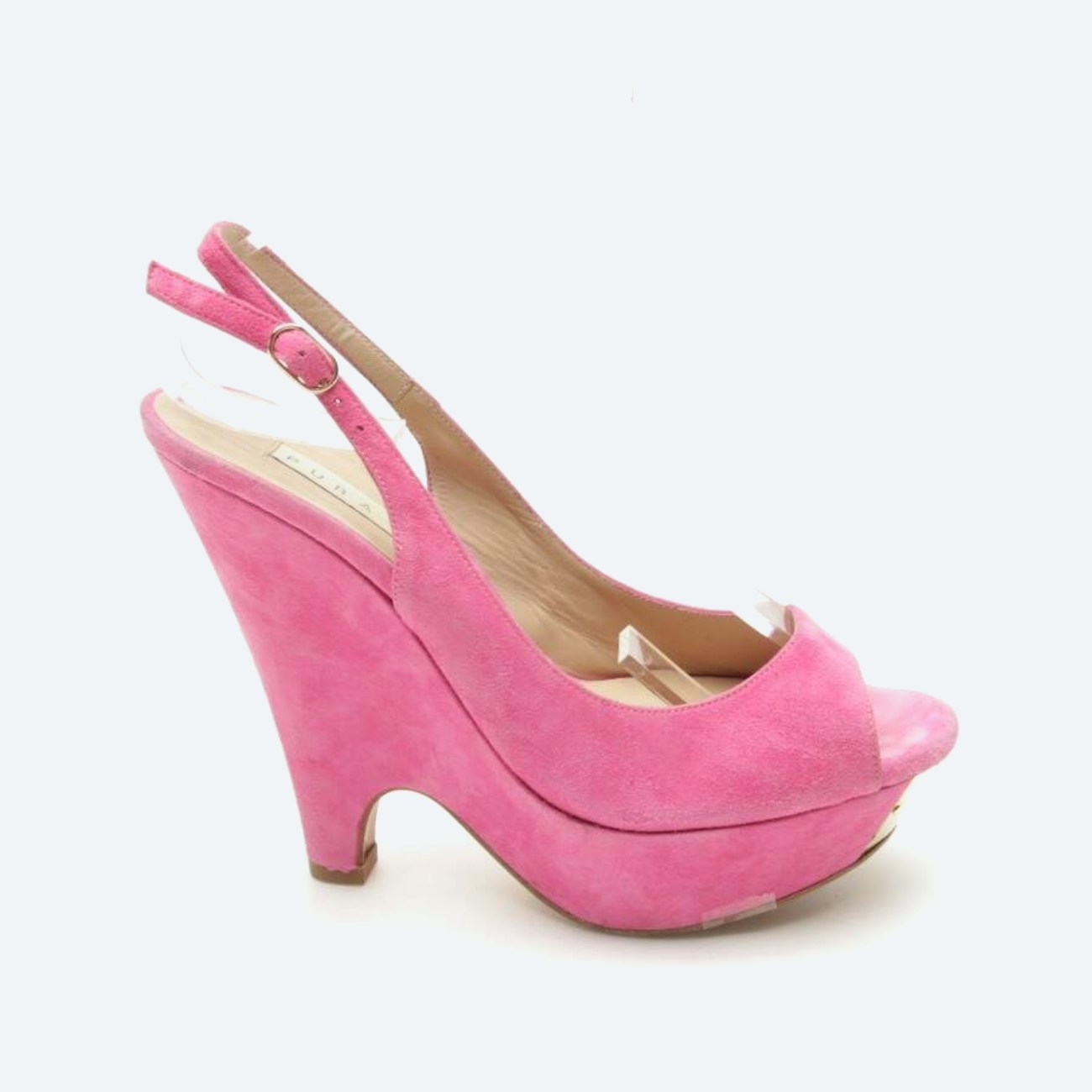 Image 1 of Heeled Sandals EUR 37 Light Pink in color Pink | Vite EnVogue