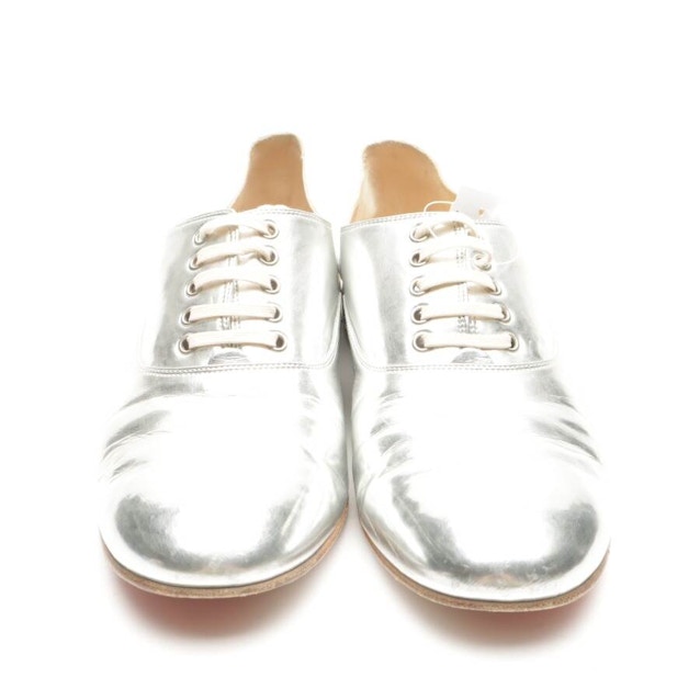 Lace-Up Shoes EUR 37.5 Silver | Vite EnVogue