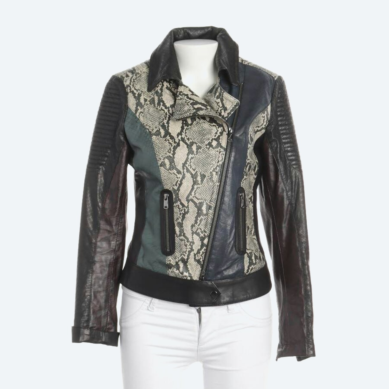 Image 1 of LeatherJacket 36 Multicolored in color Multicolored | Vite EnVogue