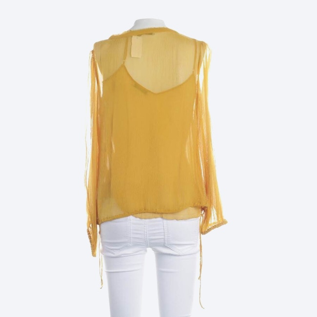 Image 2 of Silk Blouse 36 Mustard Yellow in color Yellow | Vite EnVogue