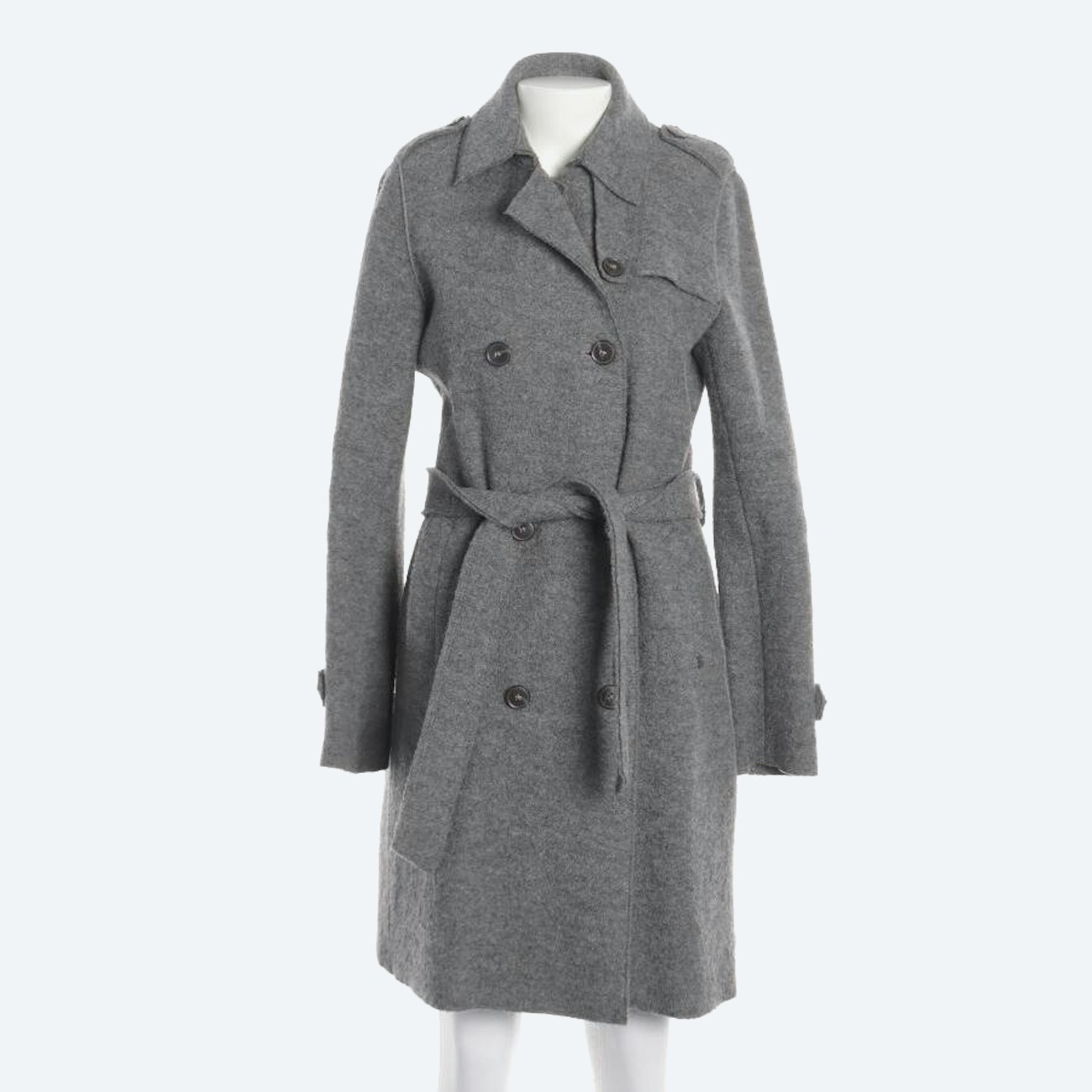 Image 1 of Wool Coat 36 Light Gray in color Gray | Vite EnVogue