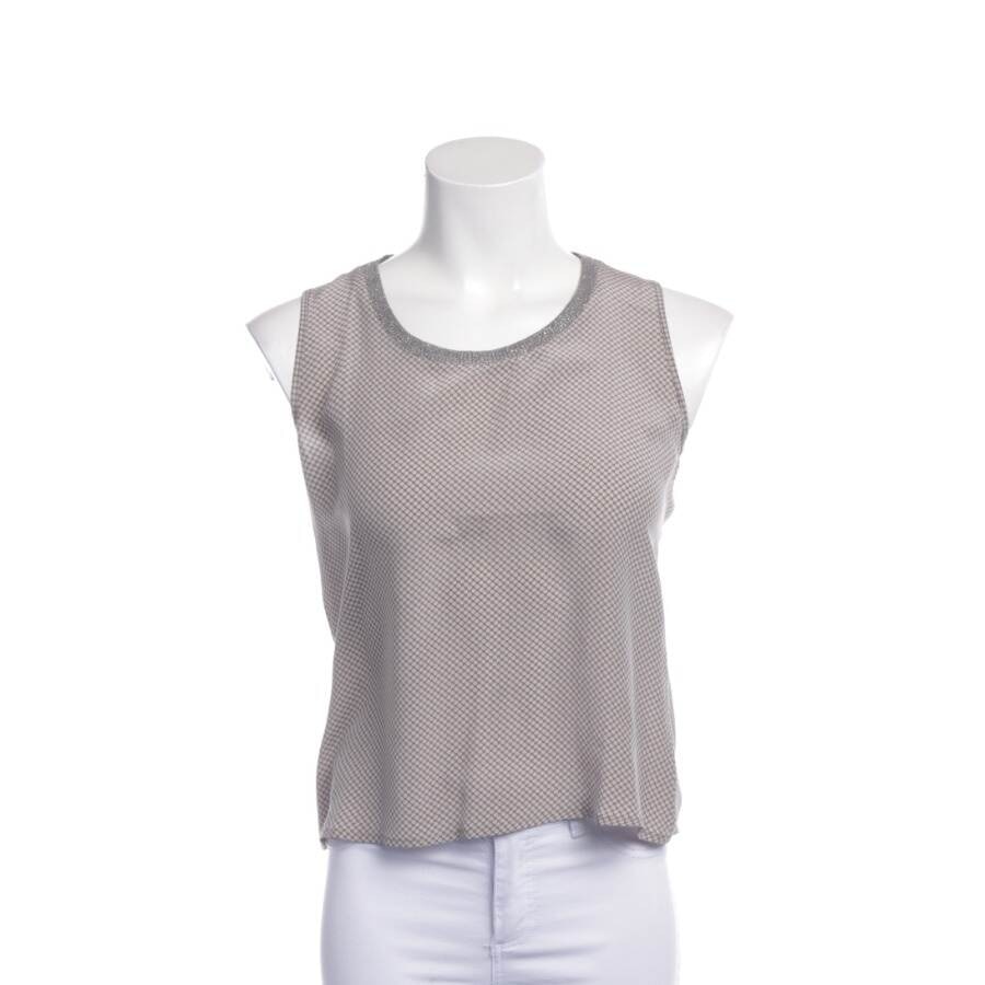 Image 1 of Silk Top 30 Beige in color White | Vite EnVogue
