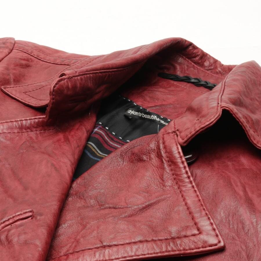 Image 3 of LeatherJacket 34 Bordeaux in color Red | Vite EnVogue