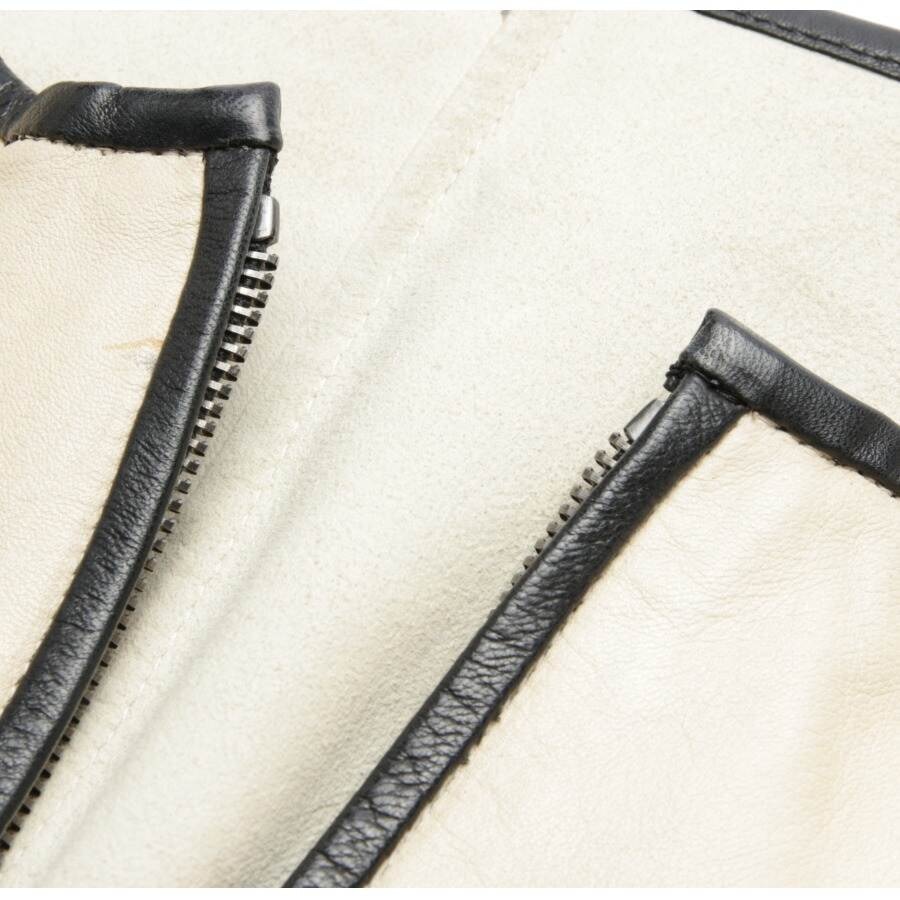 Image 3 of LeatherJacket S Beige in color White | Vite EnVogue