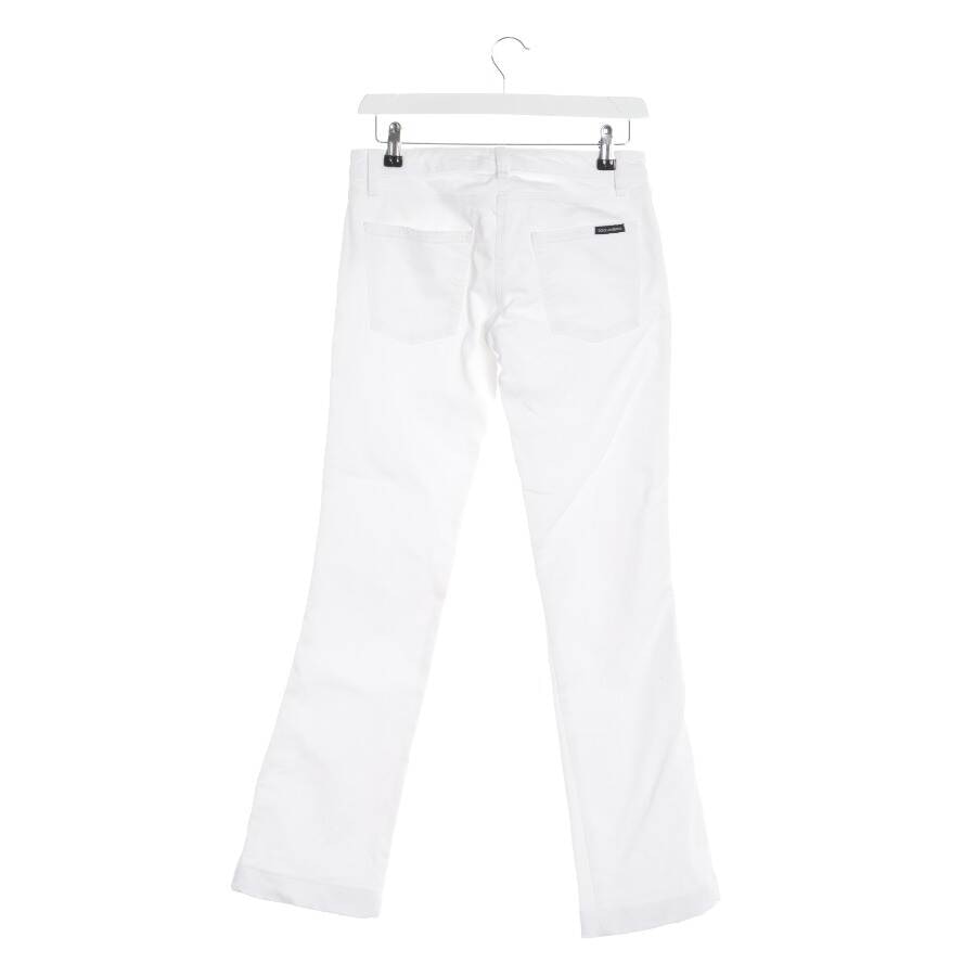 Image 2 of Jeans Flared 30 White in color White | Vite EnVogue