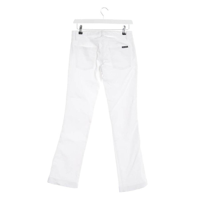Jeans Flared 30 White | Vite EnVogue