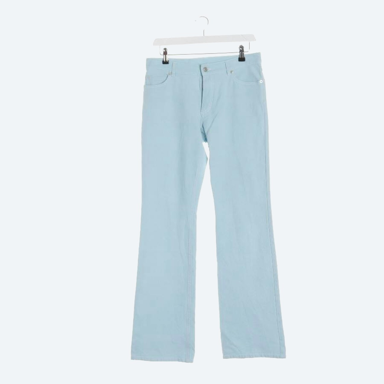 Image 1 of Jeans Flared 72 Light Blue in color Blue | Vite EnVogue