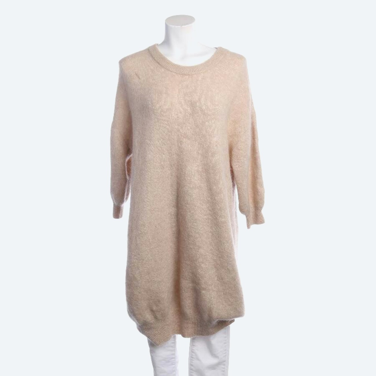Image 1 of Knit Dress M Beige in color White | Vite EnVogue