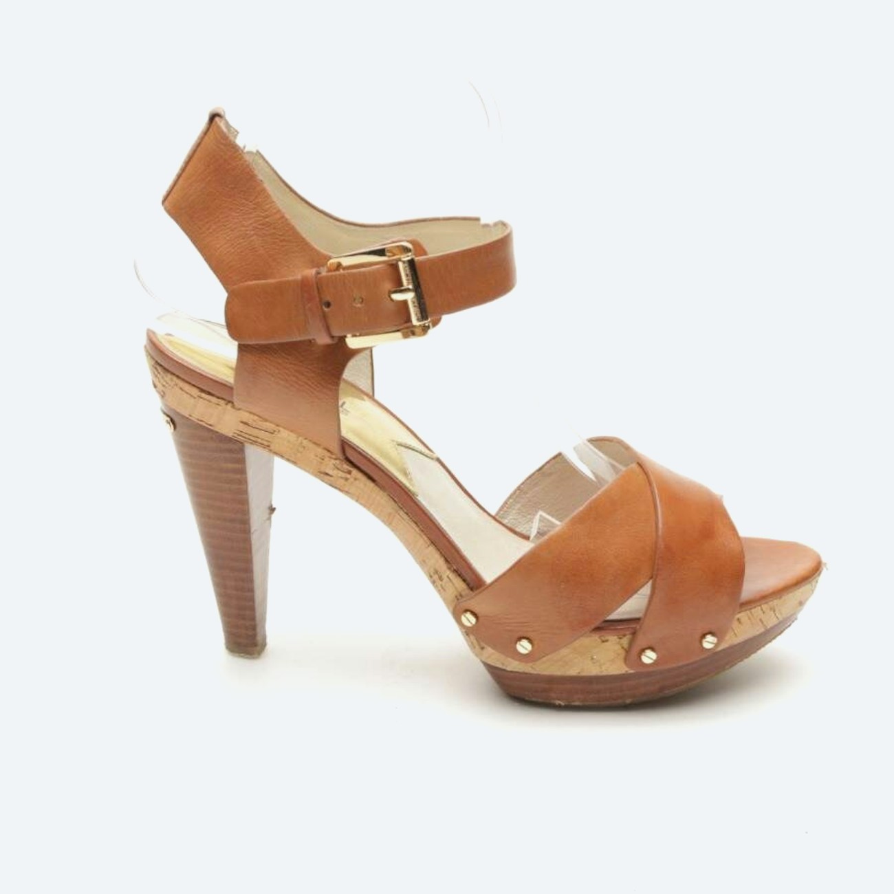 Image 1 of Heeled Sandals EUR 39 Camel in color Brown | Vite EnVogue