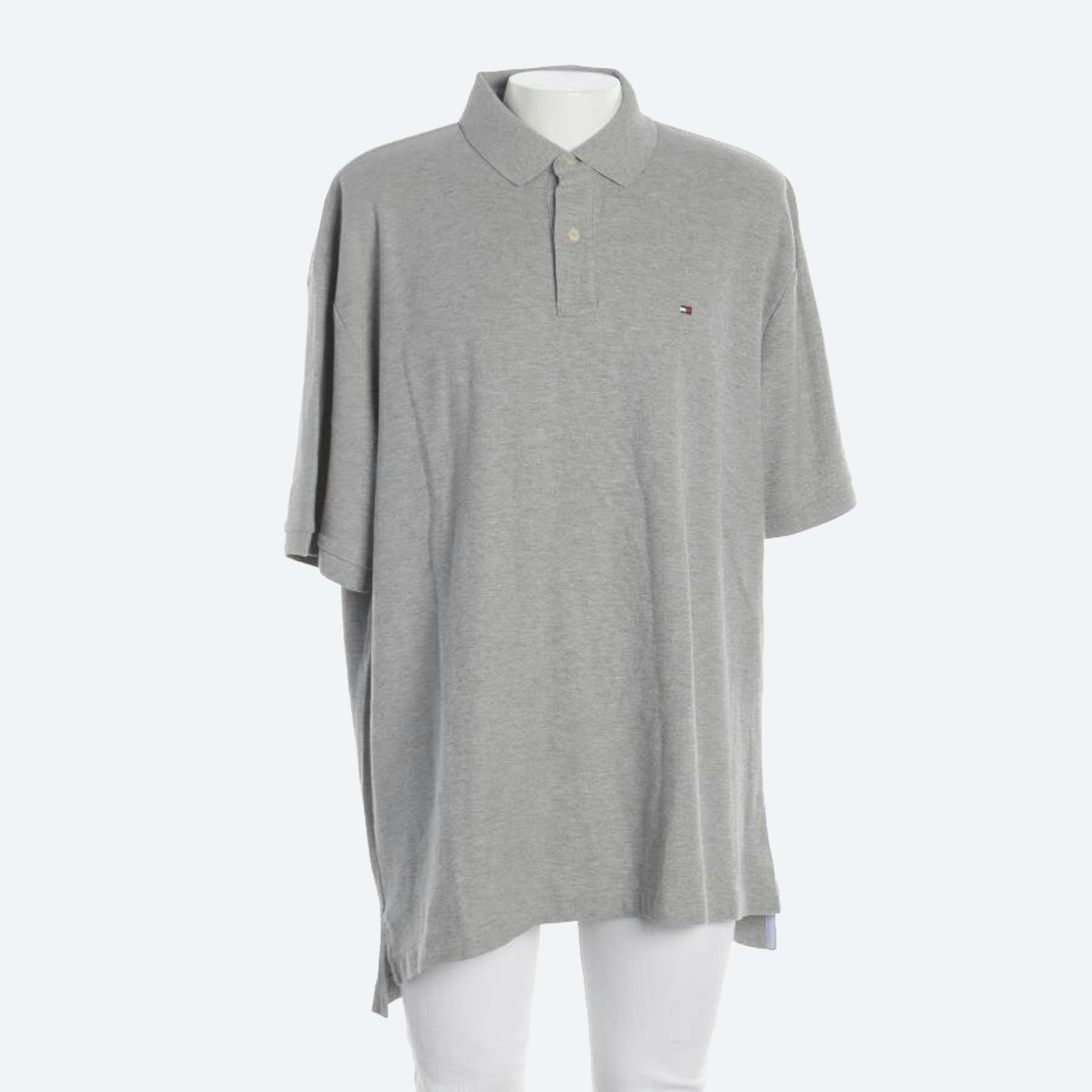 Image 1 of Polo Shirt 2XL Light Gray in color Gray | Vite EnVogue