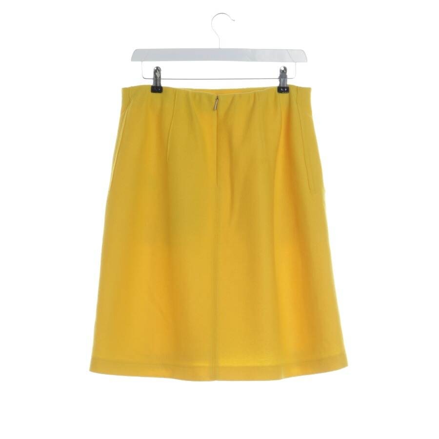 Image 2 of Wool Skirt 40 Yellow in color Yellow | Vite EnVogue