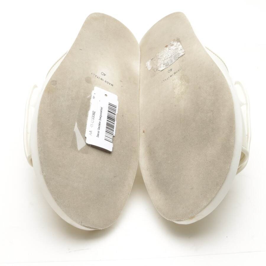 Image 4 of Sandals EUR 40 Cream in color White | Vite EnVogue
