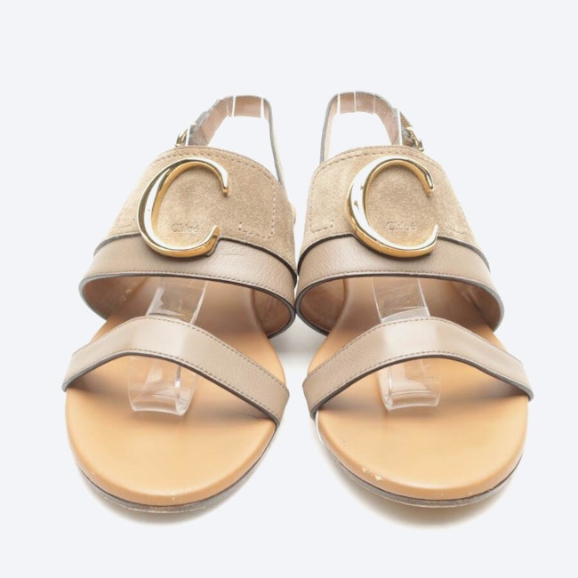 Image 2 of Sandals EUR38 Light Brown in color Brown | Vite EnVogue