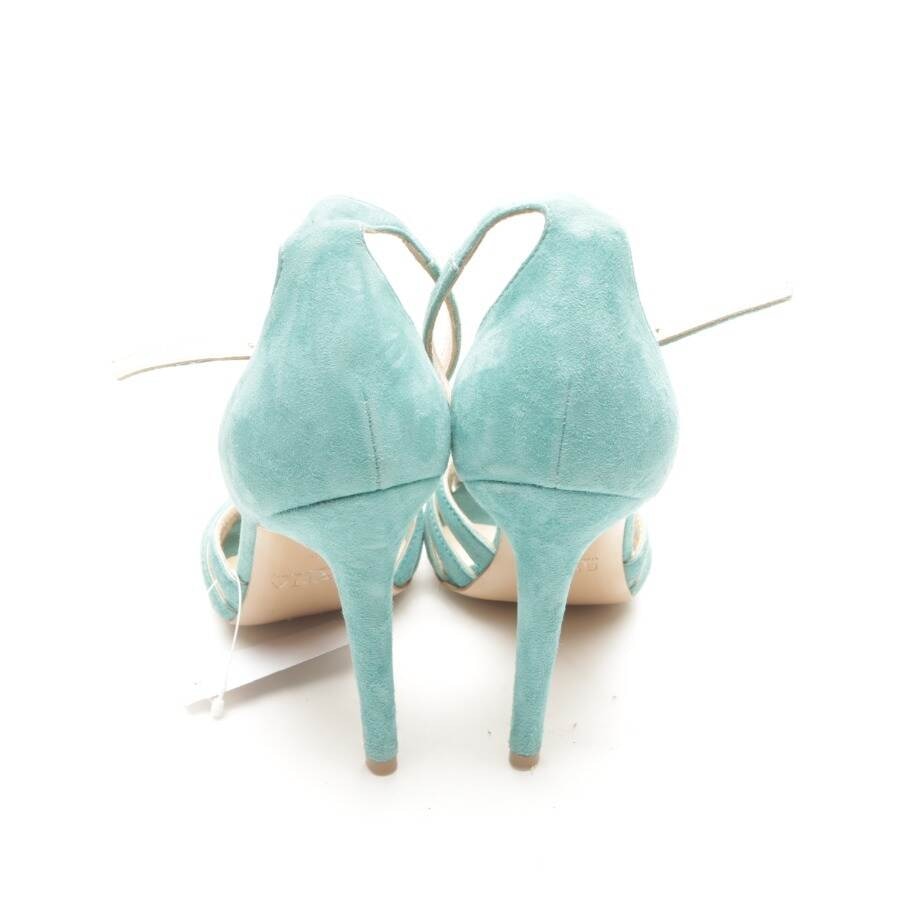 Image 3 of Heeled Sandals EUR 36 Turquoise in color Blue | Vite EnVogue
