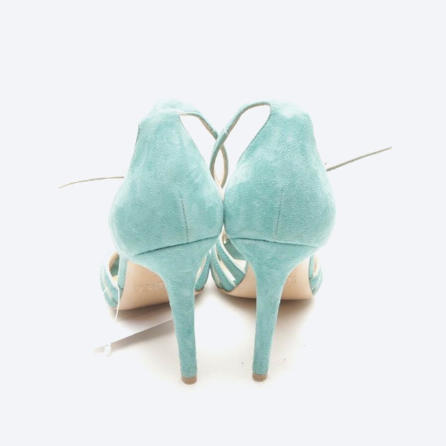 Image 3 of Heeled Sandals EUR 36 Turquoise in color Blue | Vite EnVogue
