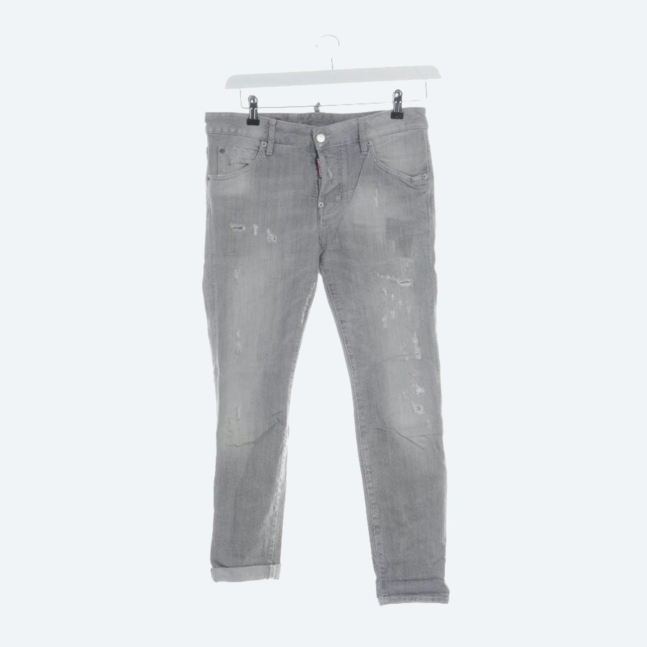Image 1 of Jeans Slim Fit 36 Light Gray in color Gray | Vite EnVogue