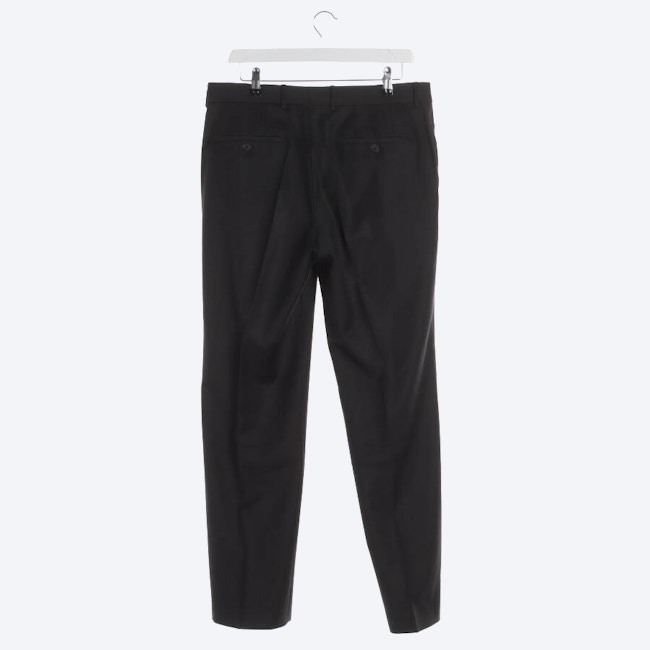 Image 2 of Wool Pants 48 Black in color Black | Vite EnVogue
