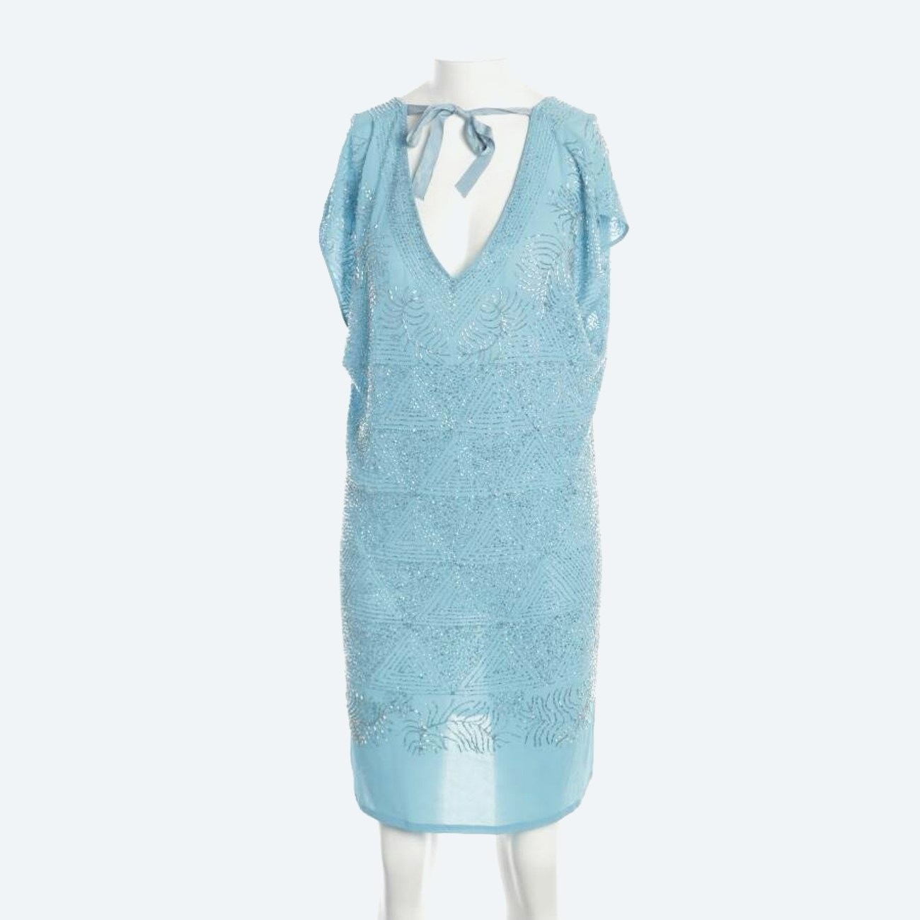 Image 1 of Dress 36 Light Blue in color Blue | Vite EnVogue