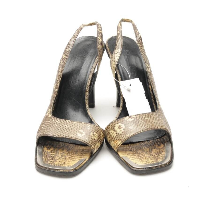 Image 2 of Heeled Sandals EUR 39.5 Brown in color Brown | Vite EnVogue