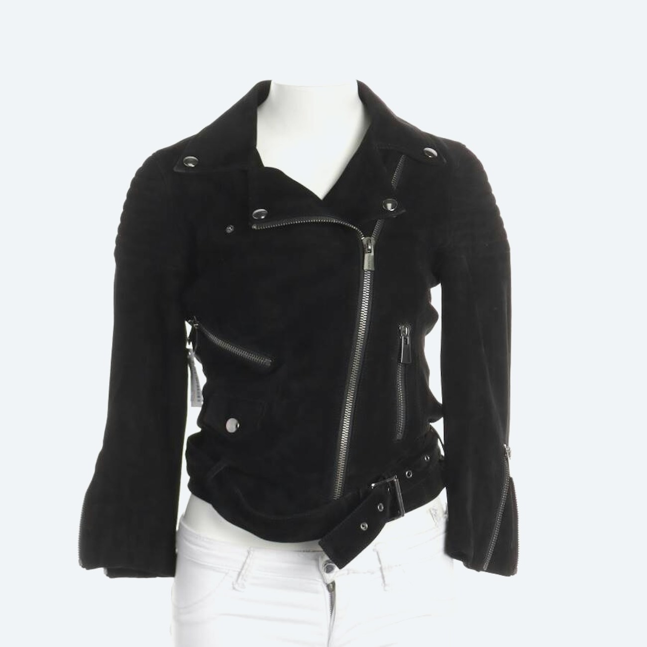 Image 1 of LeatherJacket XS Black in color Black | Vite EnVogue