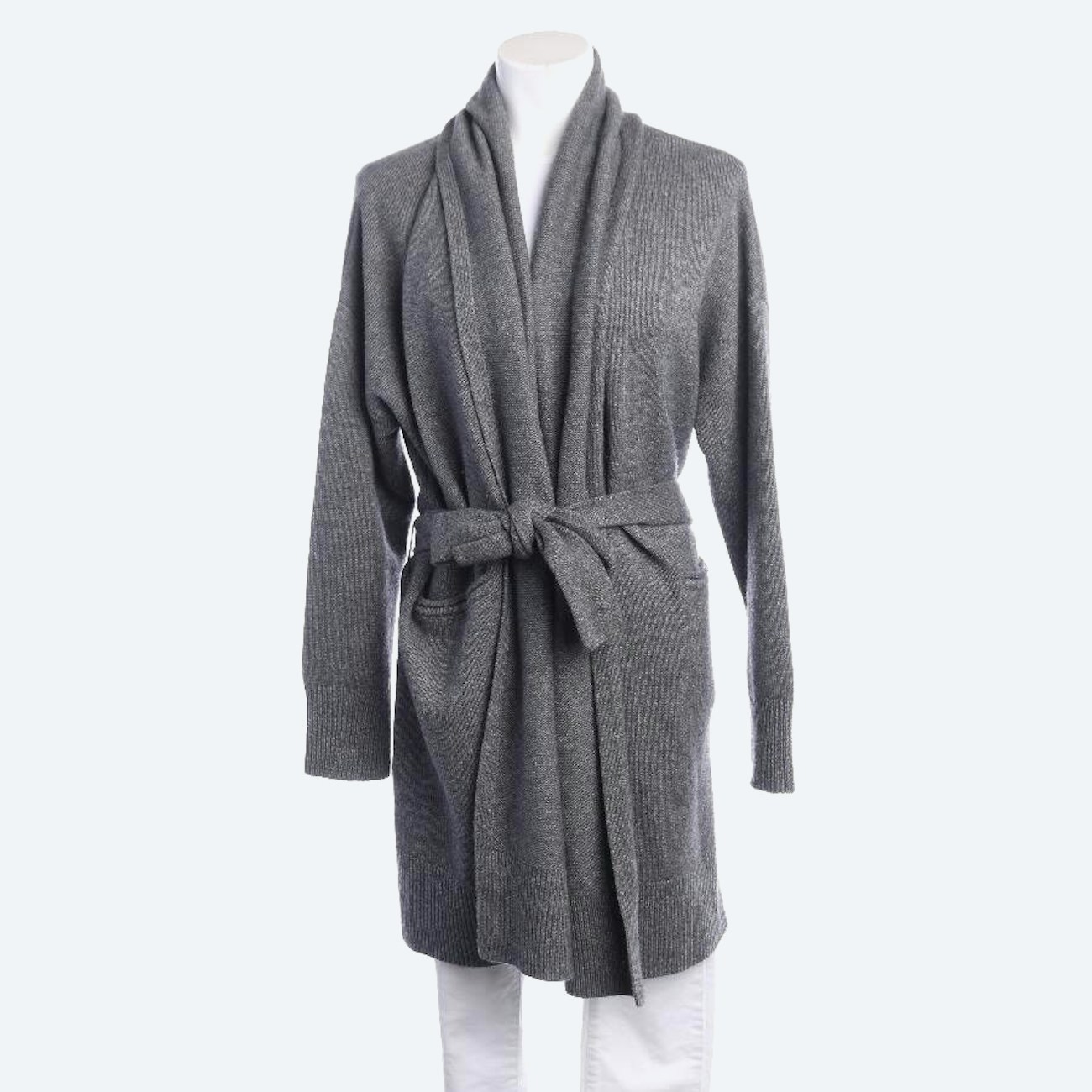 Image 1 of Wool Cardigan L Gray in color Gray | Vite EnVogue