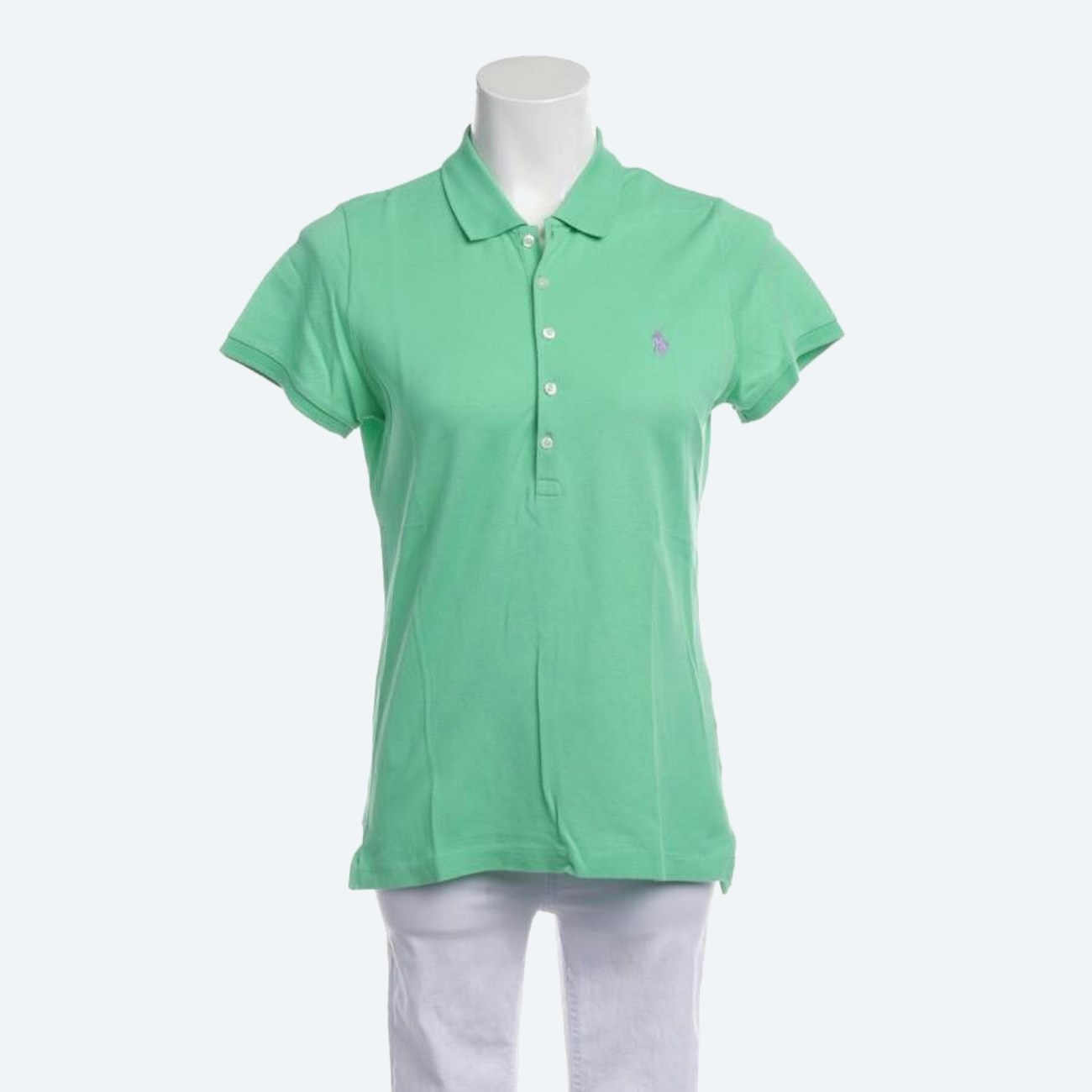Image 1 of Polo Shirt L Light Green in color Green | Vite EnVogue
