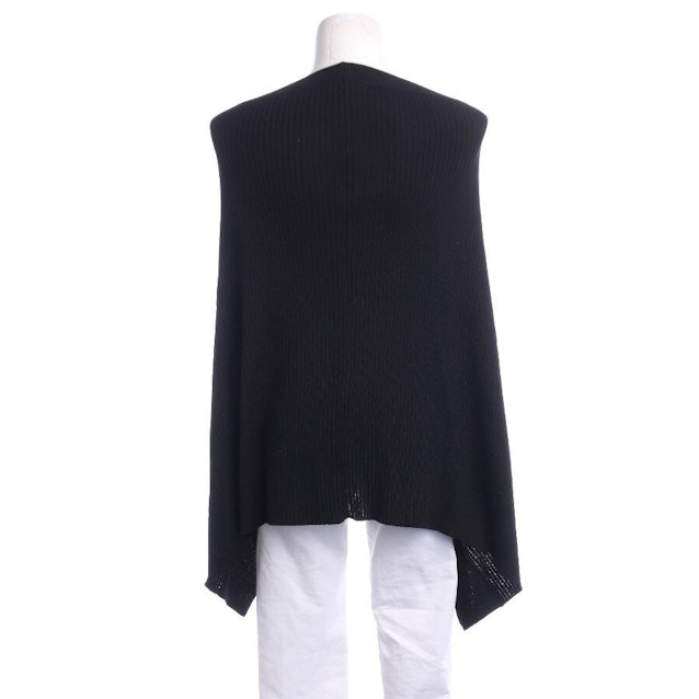 Wool Poncho One Size Black | Vite EnVogue