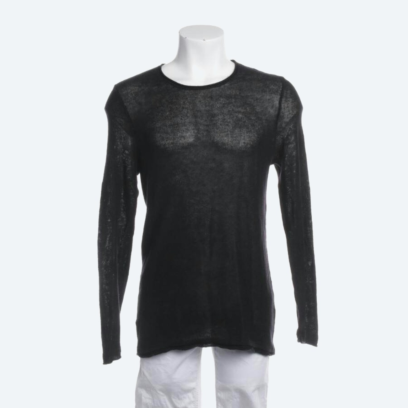 Image 1 of Linen Jumper S Black in color Black | Vite EnVogue
