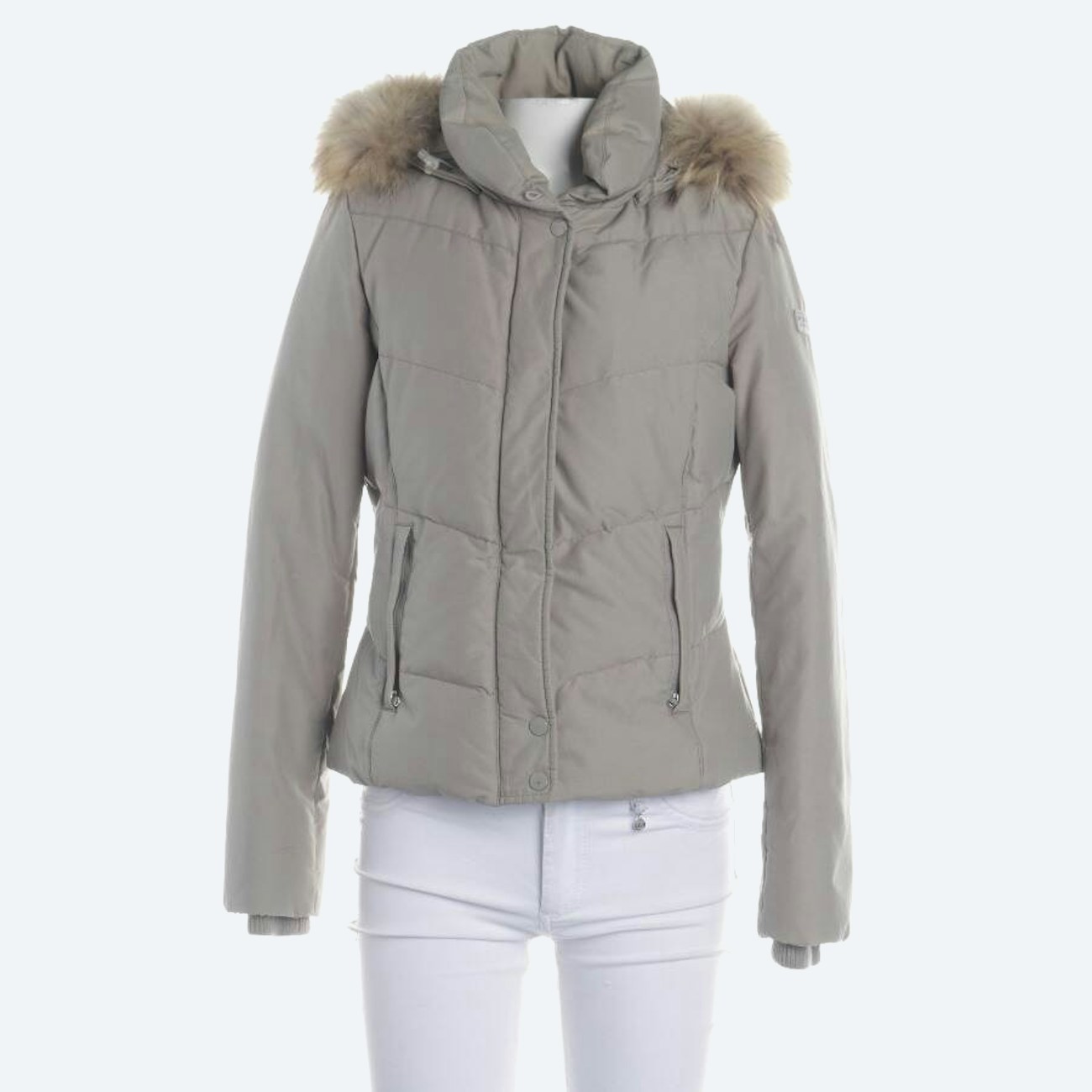 Image 1 of Winter Jacket S Beige in color White | Vite EnVogue