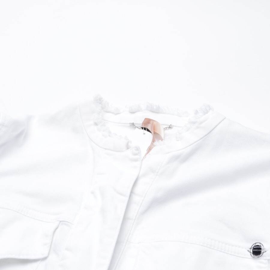 Image 3 of Jeans Jacket 42 White in color White | Vite EnVogue