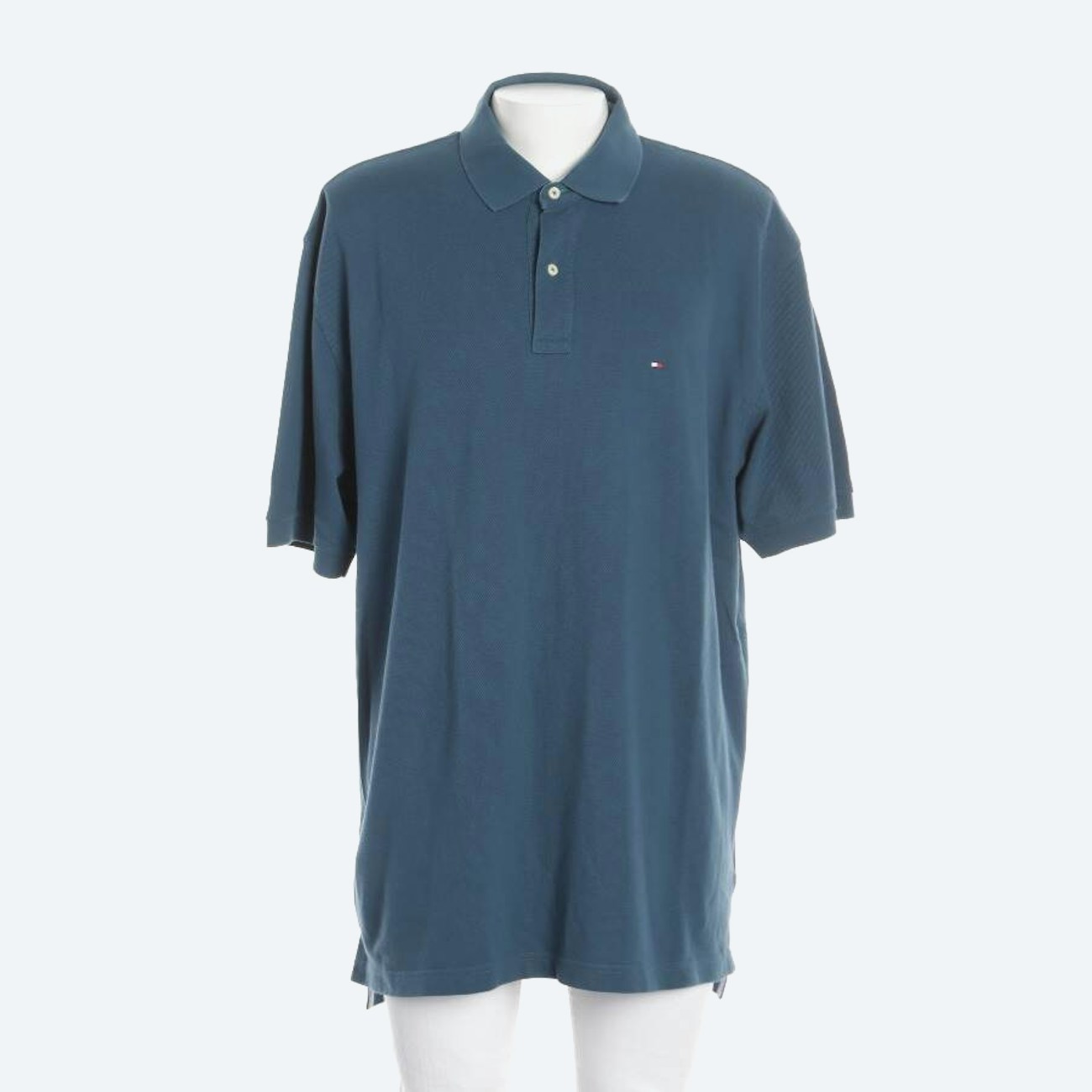 Image 1 of Polo Shirt 2XL Turquoise in color Blue | Vite EnVogue