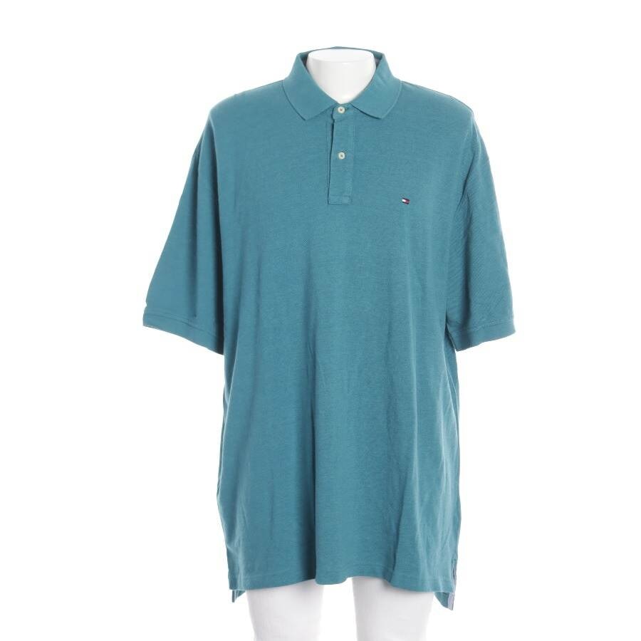Image 1 of Polo Shirt 2XL Turquoise in color Blue | Vite EnVogue