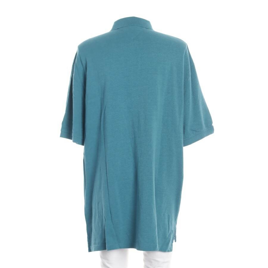 Image 2 of Polo Shirt 2XL Turquoise in color Blue | Vite EnVogue
