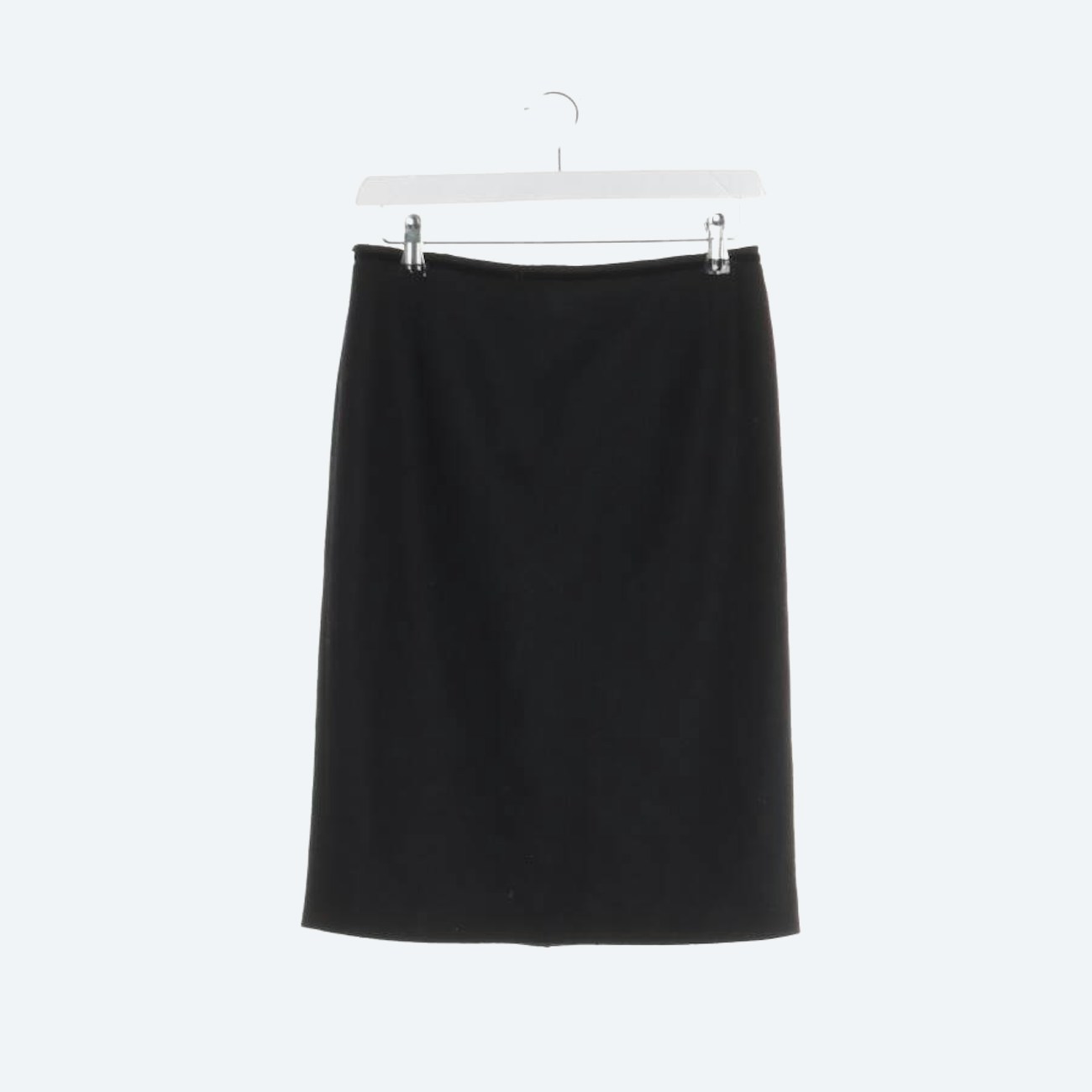 Image 1 of Wool Skirt 36 Black in color Black | Vite EnVogue
