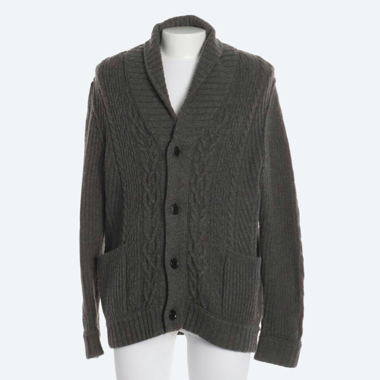 Image 1 of Wool Cardigan XL Gray in color Gray | Vite EnVogue